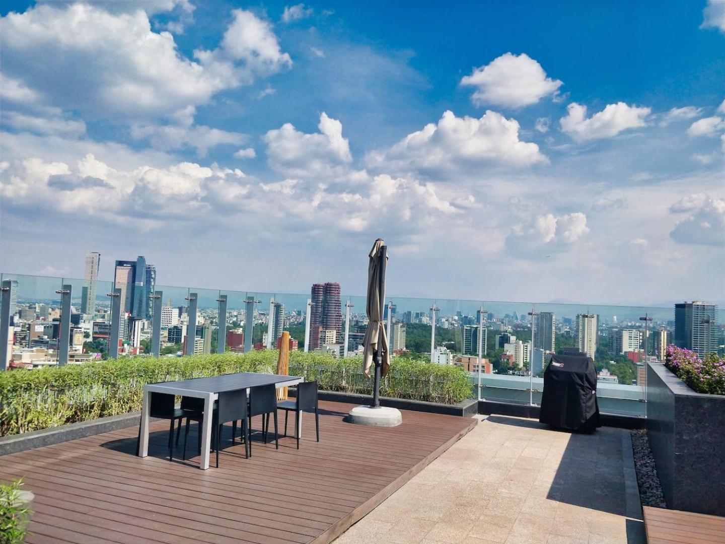 Luxurious High-Rise Hs Wifi, Amazing City Views Mexico City Exterior photo