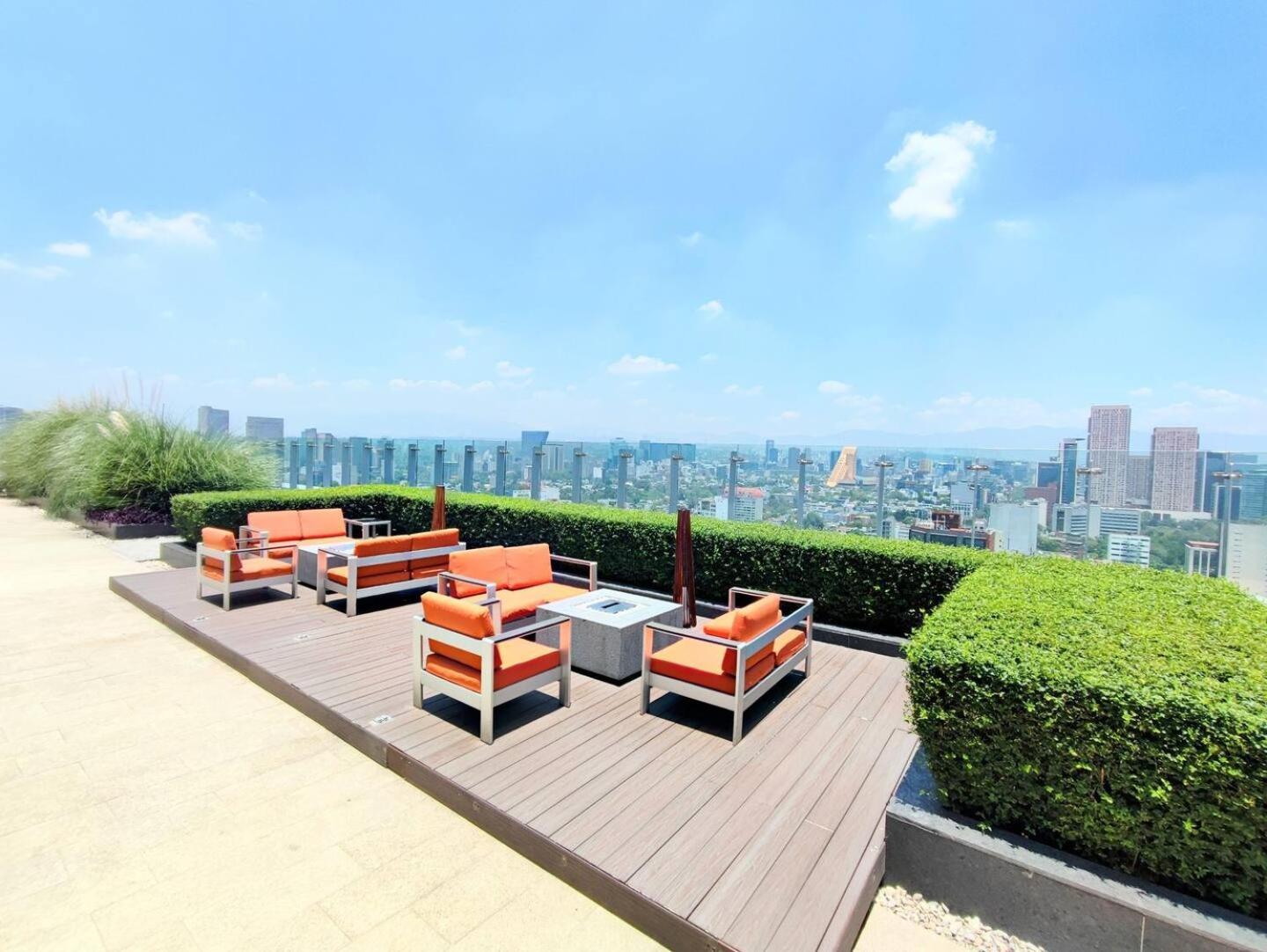 Luxurious High-Rise Hs Wifi, Amazing City Views Mexico City Exterior photo