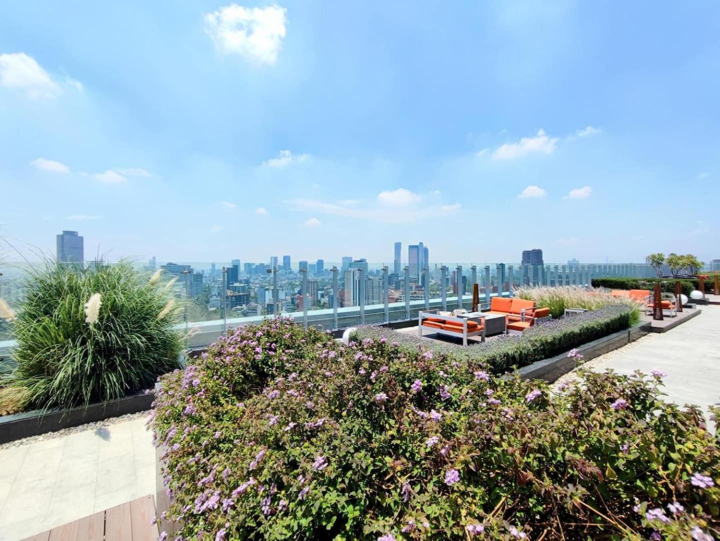 Luxurious High-Rise Hs Wifi, Amazing City Views Mexico City Exterior photo